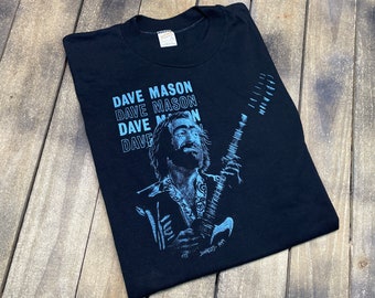 M * vintage 1980 Dave Mason live in florida t shirt * Traffic Steve Winwood * 36.178