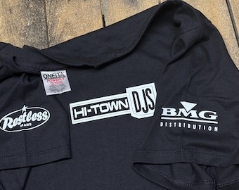 XL vintage 1998 Hi Town Djs we came to groove promo t shirt * rap bass dj club dance 90s