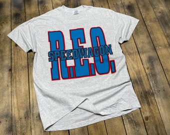 XL * vintage 1995 REO SPEEDWAGON tour t shirt * classic rock concert 90s r.e.o.