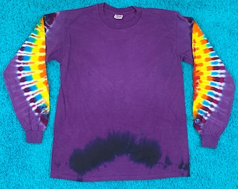 L * vintage 90s tie dye long sleeve t shirt * 48.160