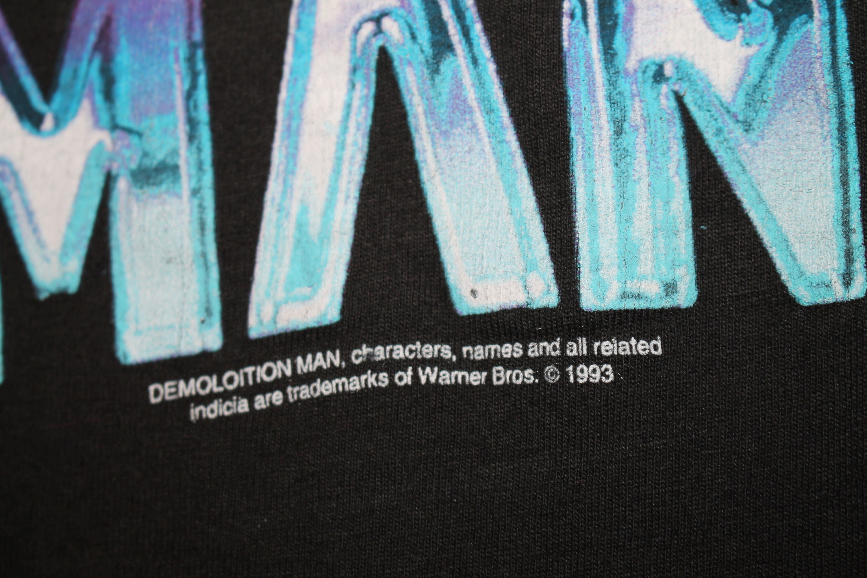XL * vtg 90s 1993 Demolition Man movie t shirt * wesley snipes