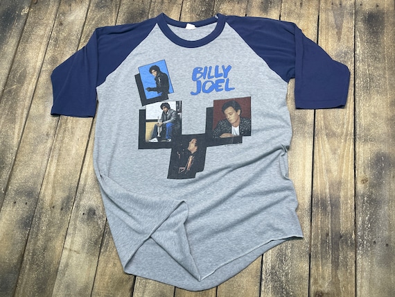 M/L * Billy Joel vintage 1983 tour t shirt * ragl… - image 1