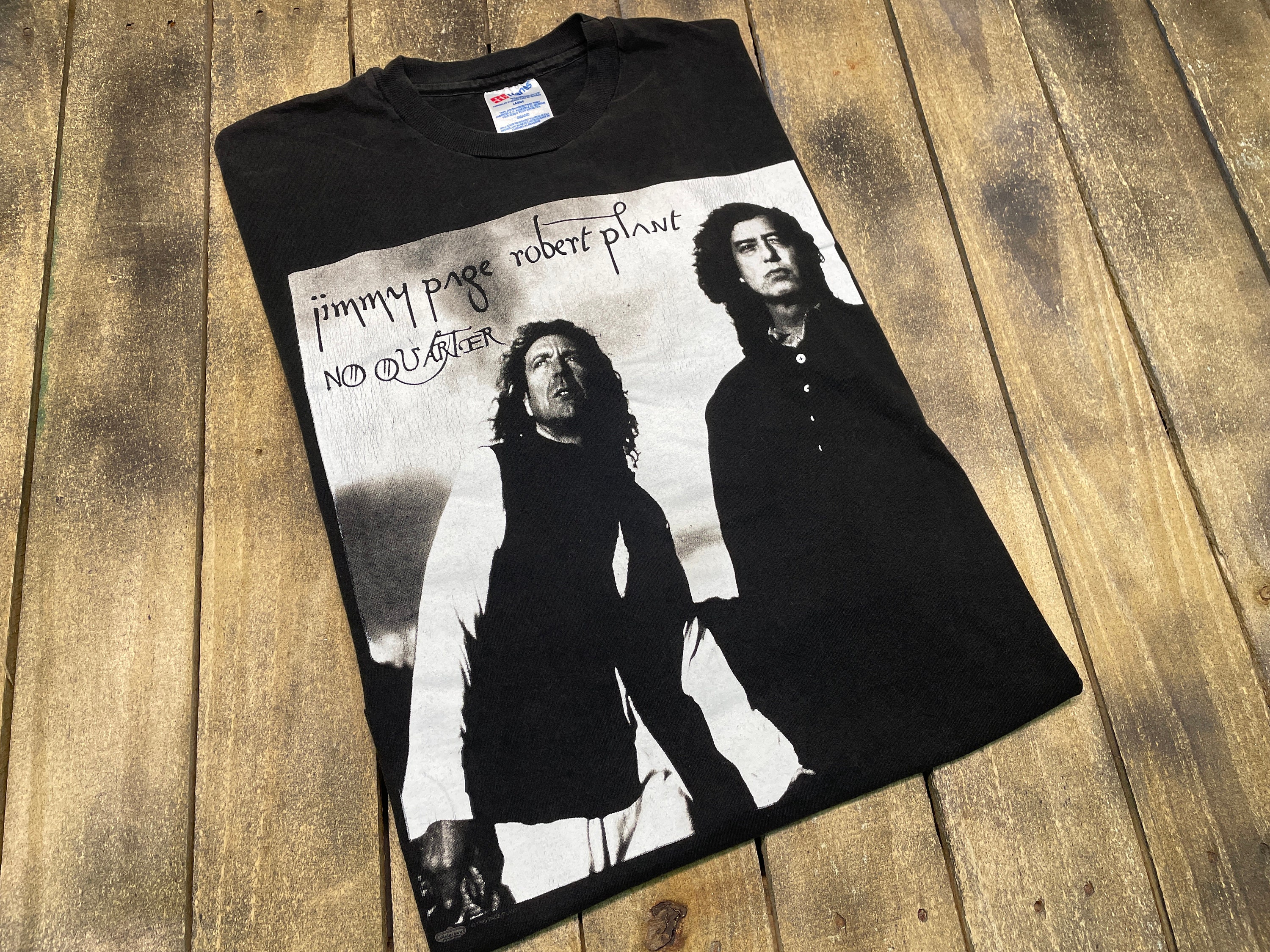 90s Jimmy Page \u0026 Robert Plant tシャツ LレッチリやNI