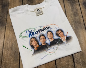 S vintage 2000 The Moffatts  tour t shirt * band pop country y2k