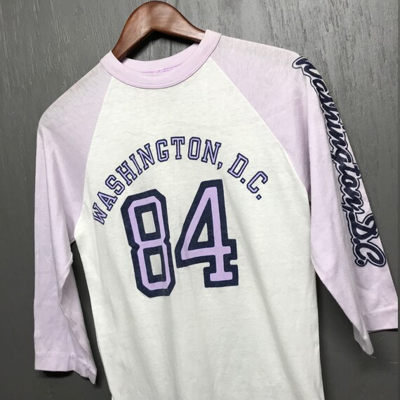 S vtg 80s 1984 Washington DC raglan tourist t shir