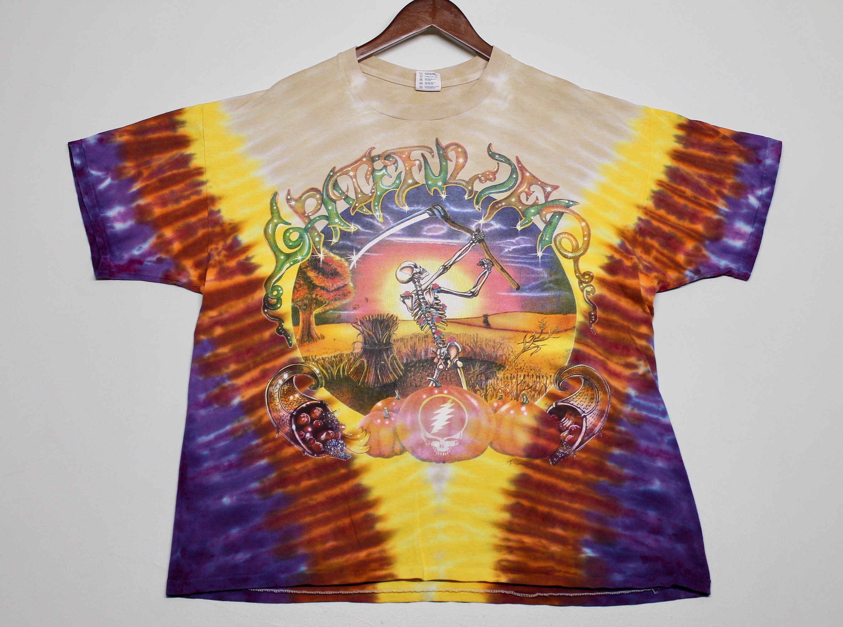 XL * vtg 90s 1994 Grateful Dead fall tour tie dye t shirt * 96.3
