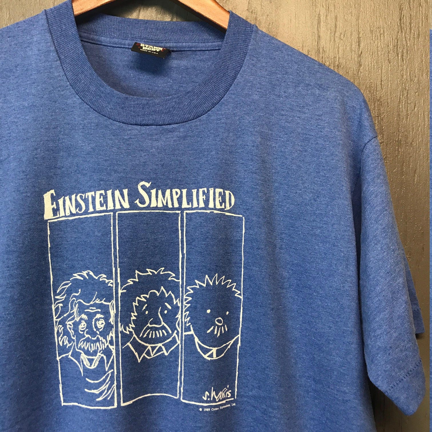 XL * Vintage 89s 1989 albert EINSTEIN SIMPLIFIED sidney harris 