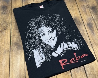 XXL vintage early 90s Reba McEntire t shirt * country music tour band tee concert vtg