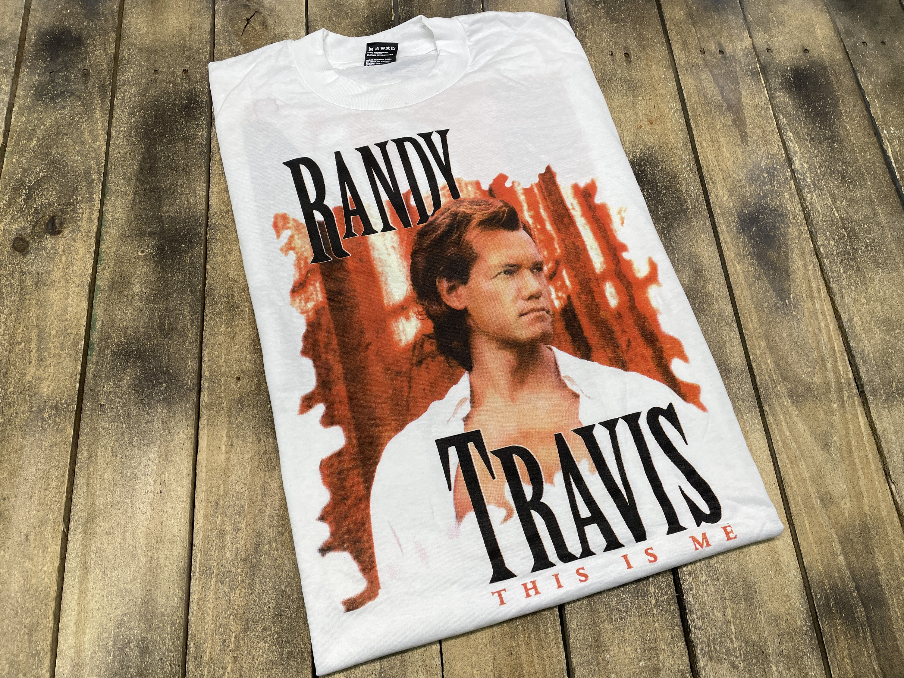 新品即決 Randy 1994 90s Vintage * XL Travis Country * Shirt T Tour トップス