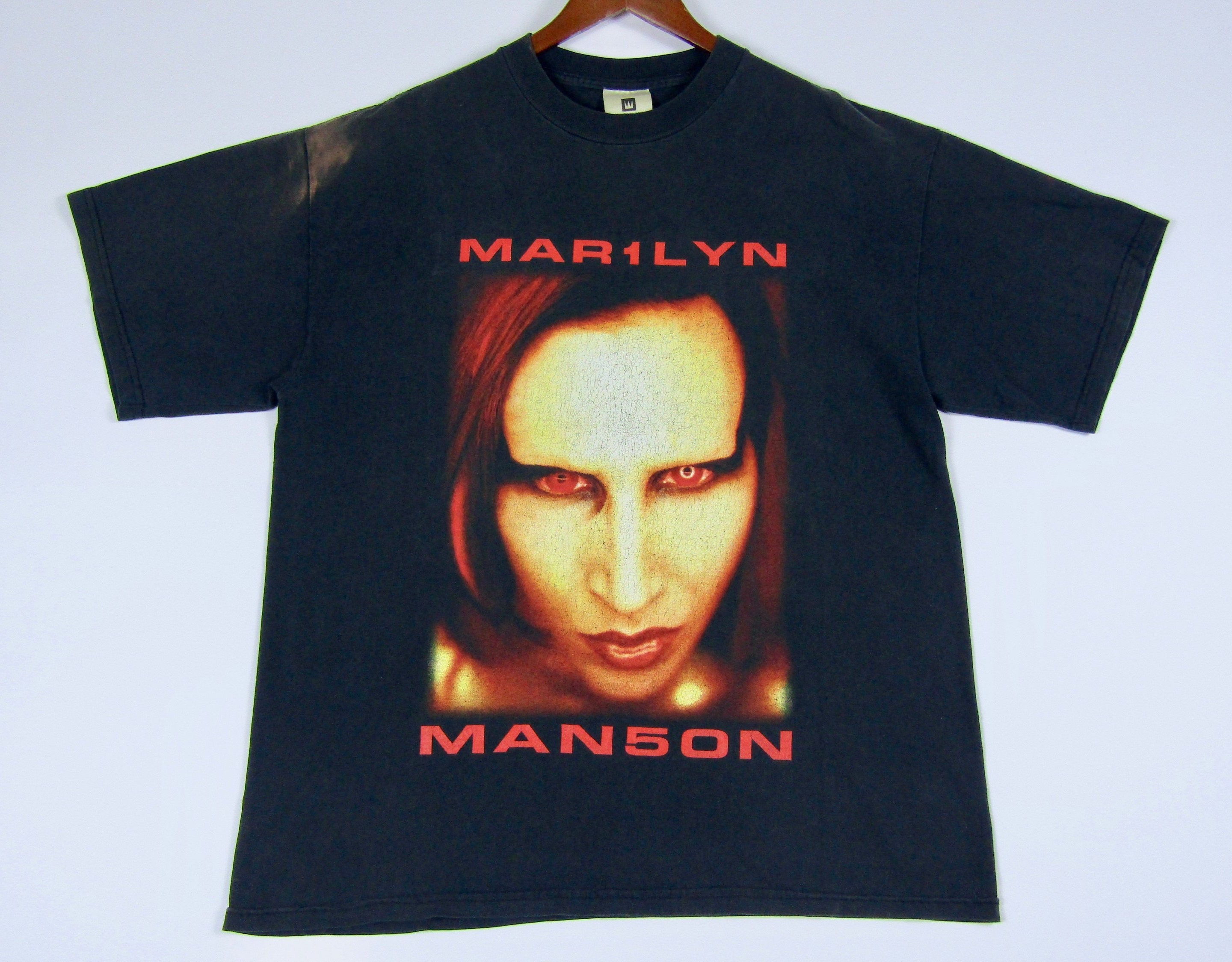 XL * vtg Marilyn Manson bigger than satan Winterland t shirt * 65.169