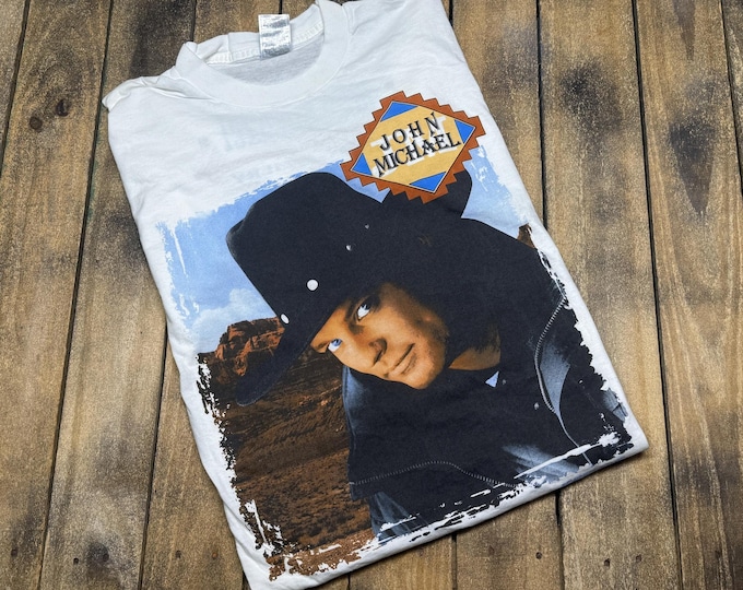 L * vintage 1994 John Michael Montgomery tour t shirt * country music vtg 90s