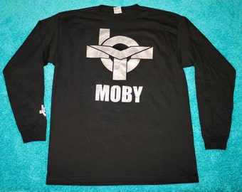 XL * vintage 90s Moby l/s t shirt * edm dj rave * 62.164