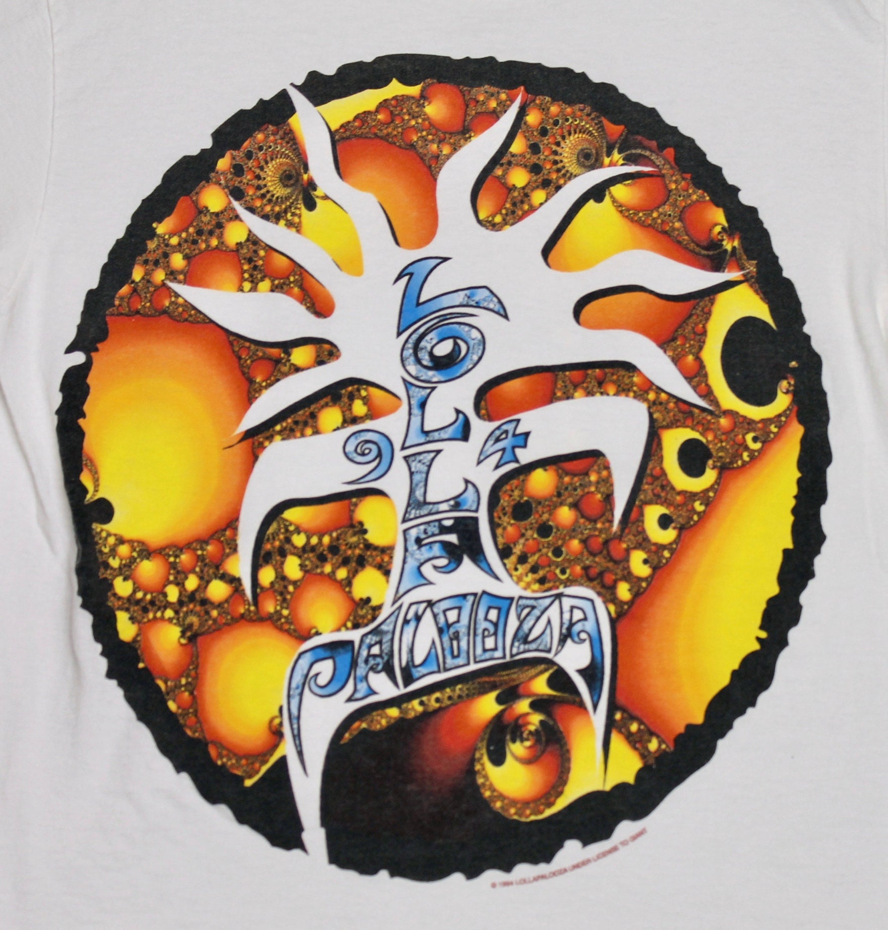 M * vtg 90s 1994 Lollapalooza concert tour t shirt