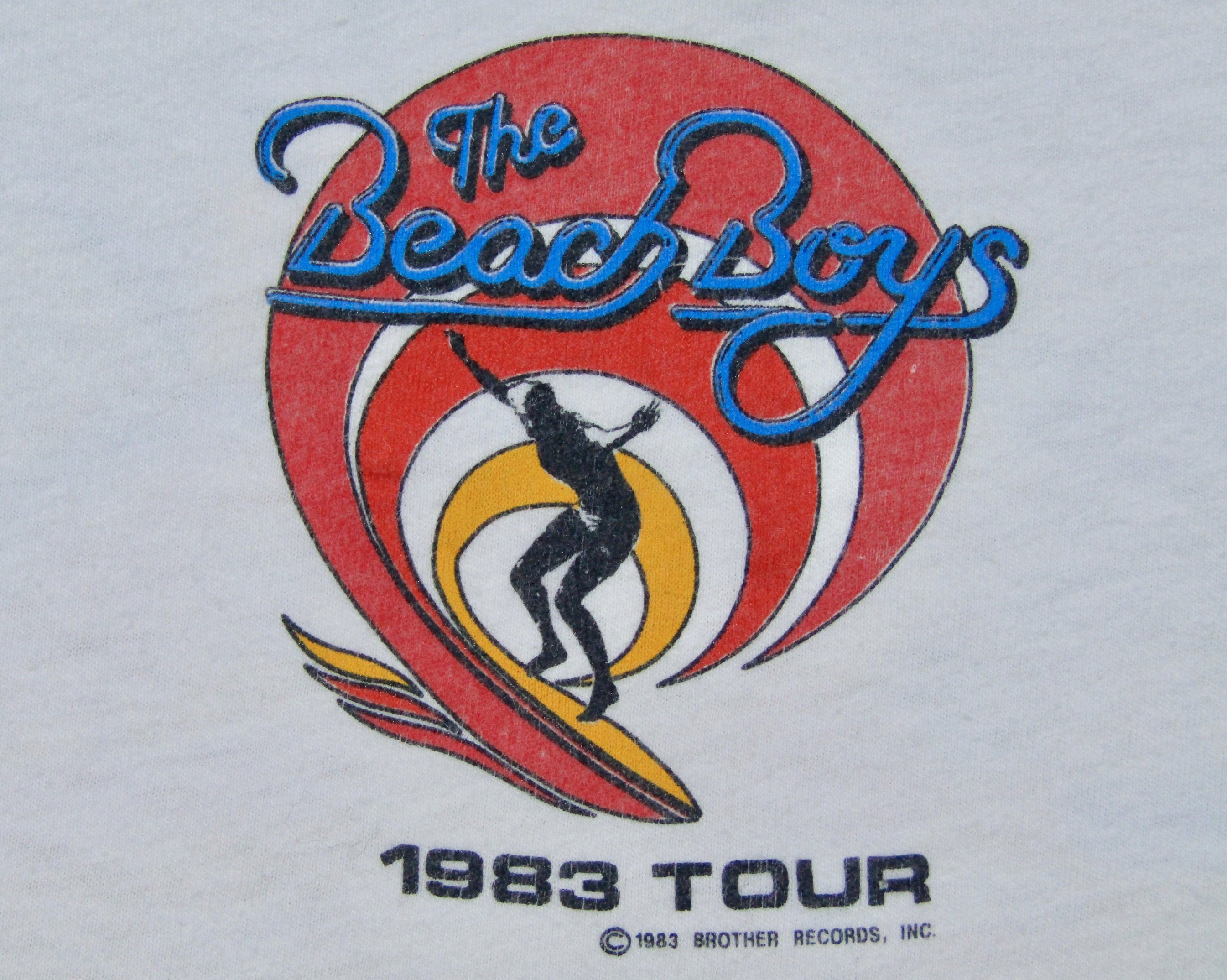 S * vtg 80s 1983 The Beach Boys muscle tour t shirt * 68.150