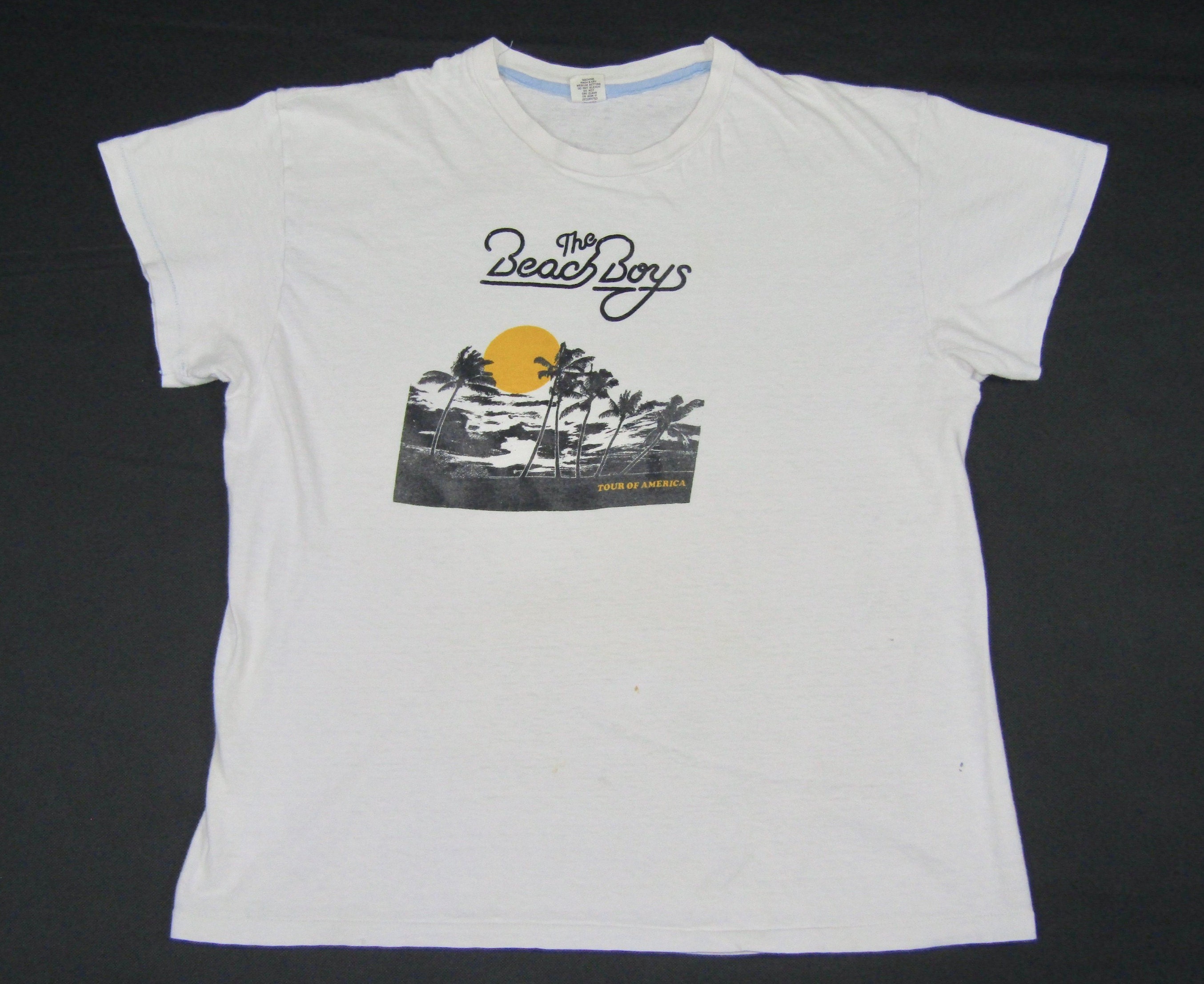 M/L * vtg 70s The Beach Boys tour t shirt * medium large * 90.56