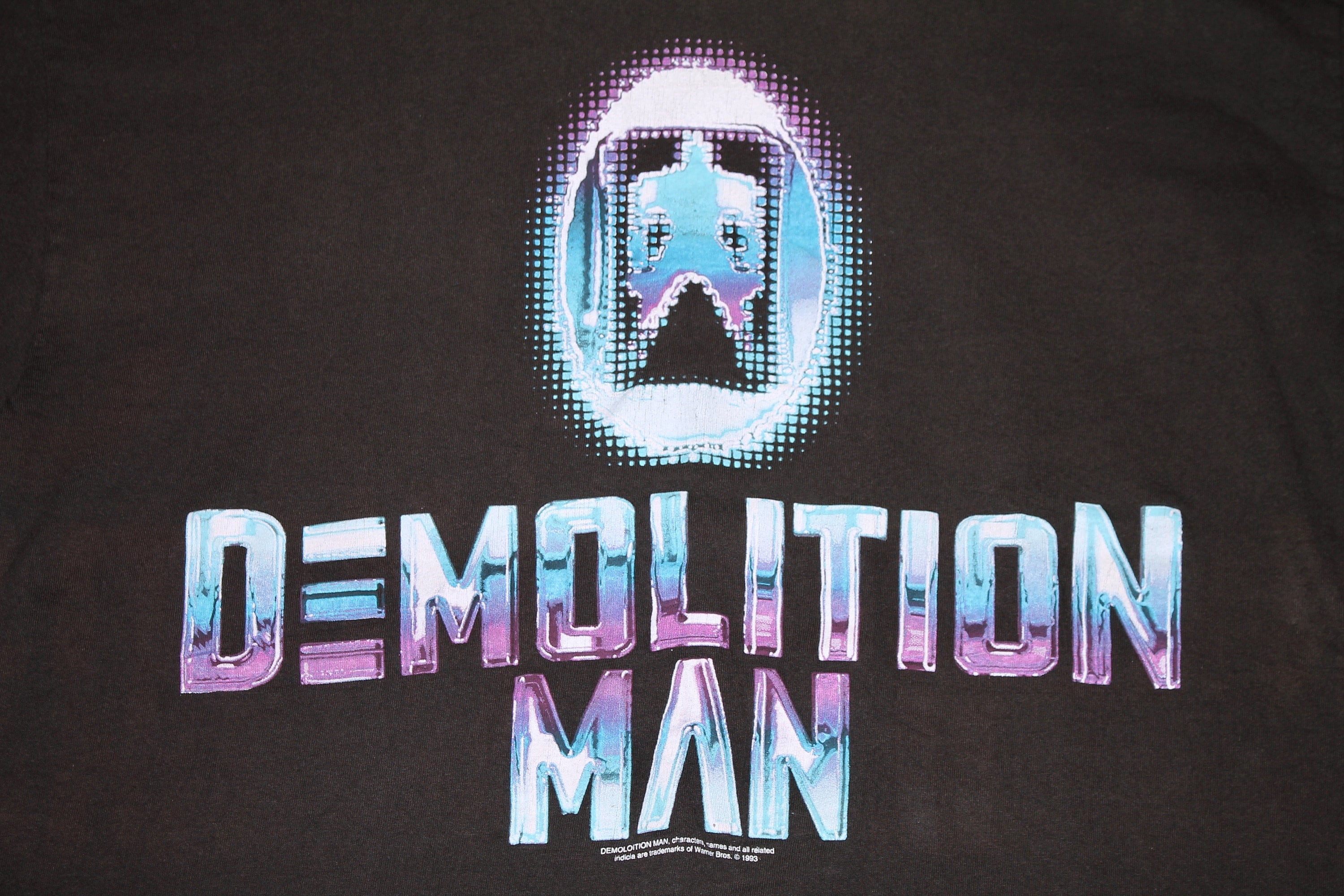 XL * vtg 90s 1993 Demolition Man movie t shirt * wesley snipes