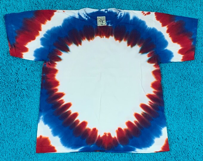 M * nos vtg 90s tie dye t shirt * single stitch * 46.163