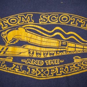 XS * vtg 70s 1973 Tom Scott LA Express t shirt * jazz funk rap * 2.143