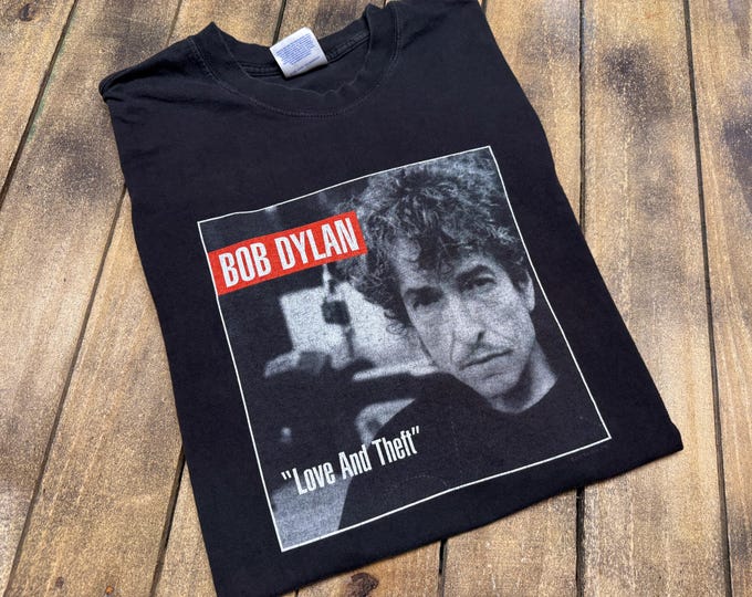 XL vintage 2001 Bob Dylan love and theft t shirt