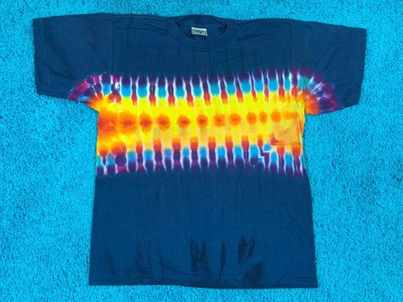 M * nos vtg 90s tie dye t shirt * single stitch *… - image 2