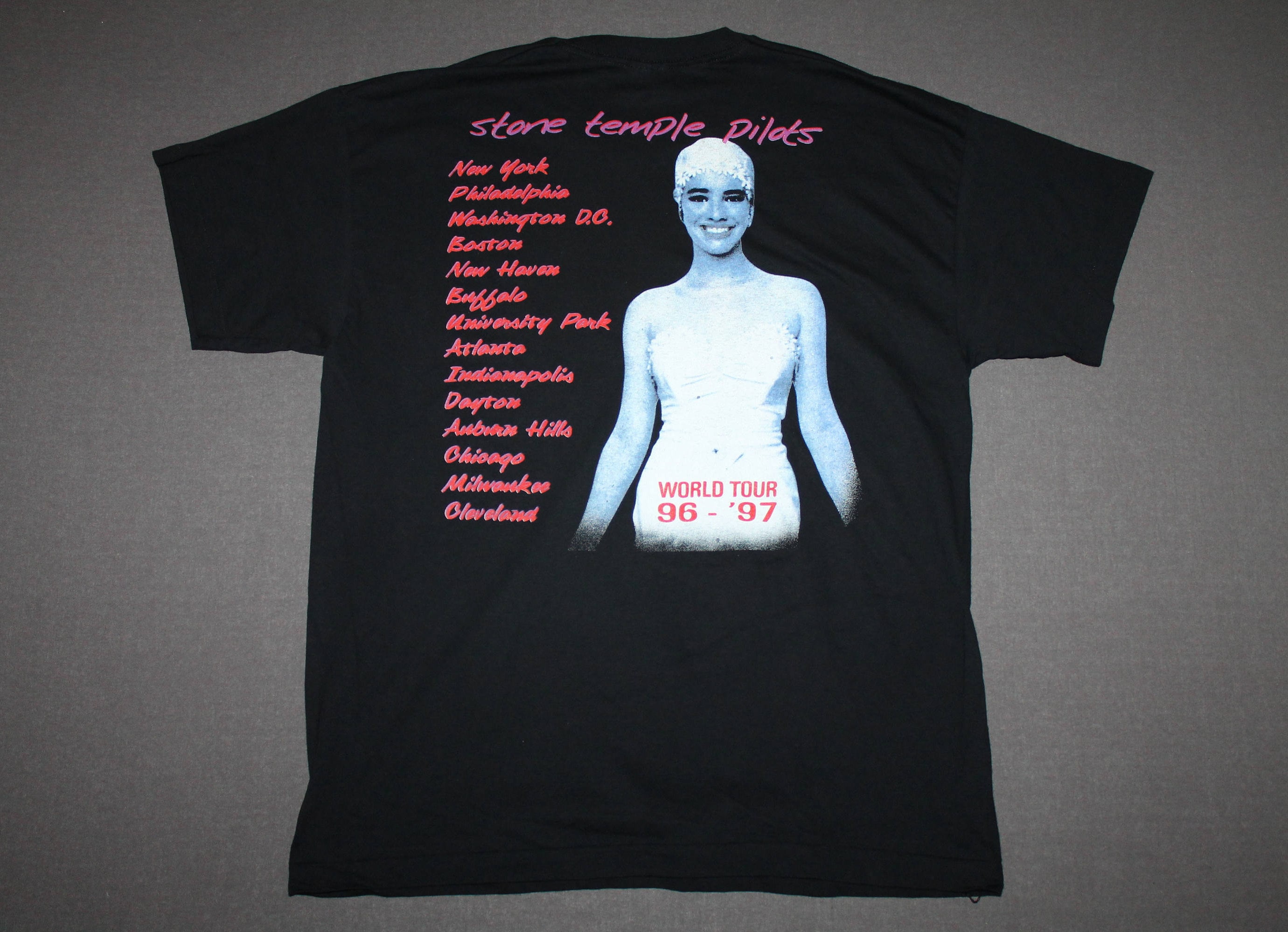 XL * vtg 90s 1996 1997 Stone Temple Pilots tiny music vatican gift