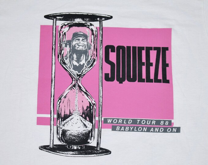 XL * NOS vtg 80s 1988 SQUEEZE baylon and on tour t shirt * 53.129