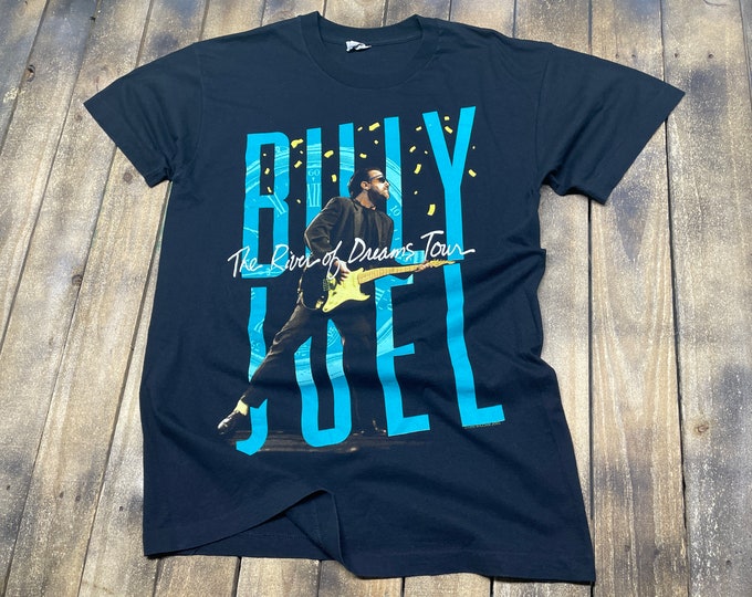 L * vintage 1993 Billy Joel t shirt * 90s concert tour band * 47.191