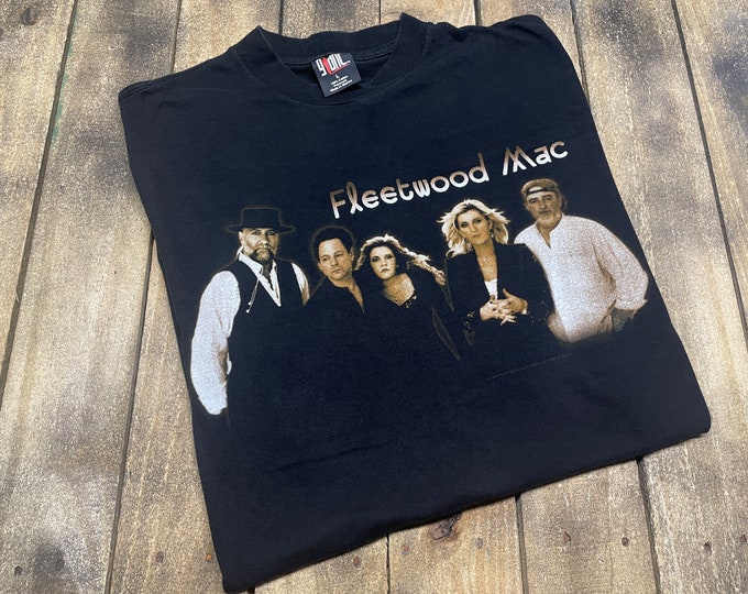 L * vintage 90s 1997 Fleetwood Mac tour t shirt * 74.136 stevie nicks