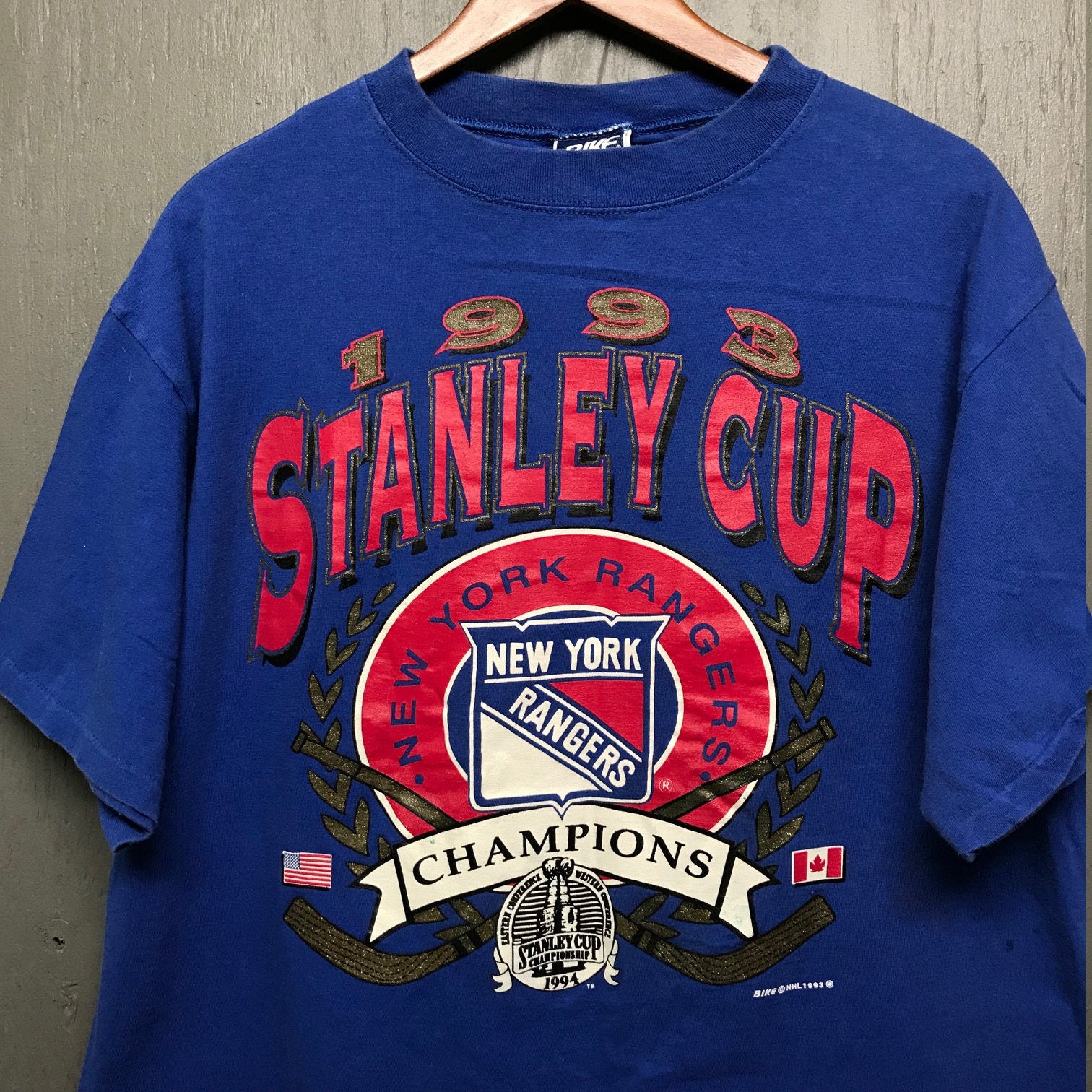 New York Rangers Stanley Cup Champions 1994 T-shirt Vtg 90s 