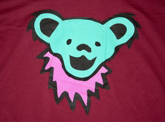 XL/XXL * Vintage 90s Grateful Dead Bear T Shirt * Deadstock - Etsy