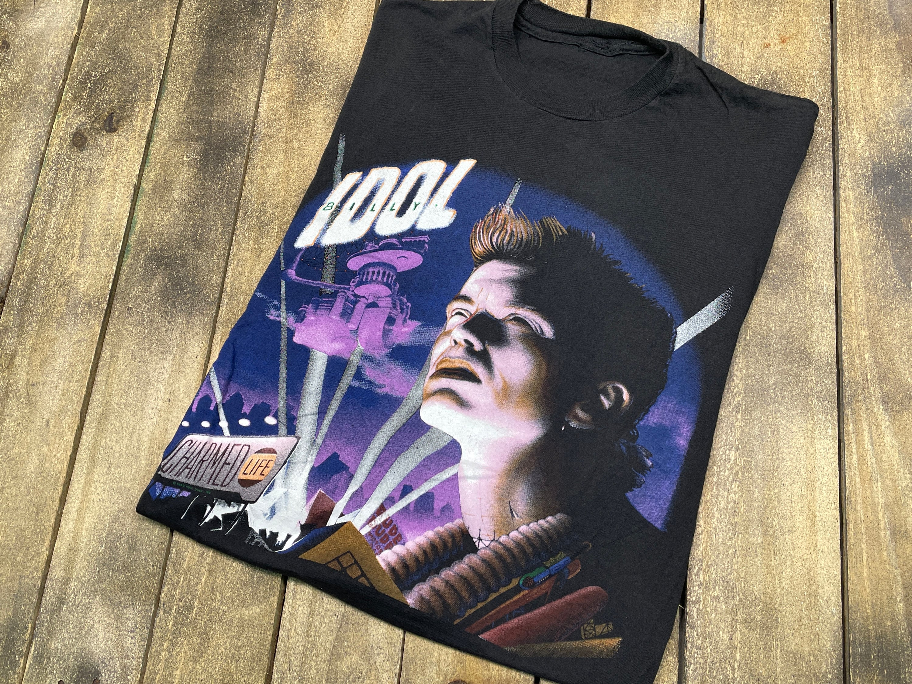 ビリー・アイドル Tシャツ ヴィンテージ L Charmed Life TOUR