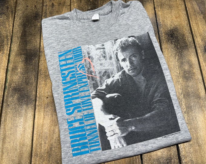 M * vintage 1988 Bruce Springsteen tour t shirt * concert 80s