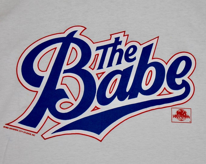 L * NOS vtg 90s 1992 The Babe promo movie t shirt * 13.154