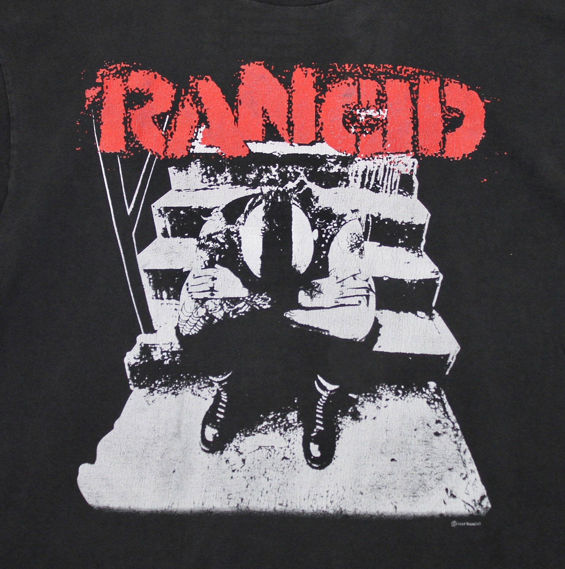 XL * vtg 90s 1996 Rancid and out come the wolves tour t shirt * 98.6