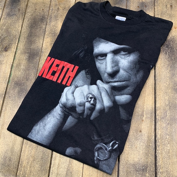 S * 薄手ヴィンテージ 80年代 1988 KEITH RICHARDS x pensive winos T  