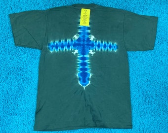 M * vintage 90s tie dye pocket t shirt * single stitch * 48.157