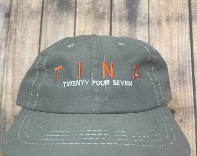 2000 vintage Tina Turner twenty four seven tour strap back dad hat * y2k concert t shirt