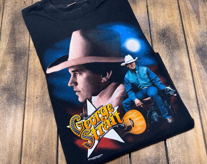 XL vintage 90s 1994 George Strait t shirt * country music tour XL