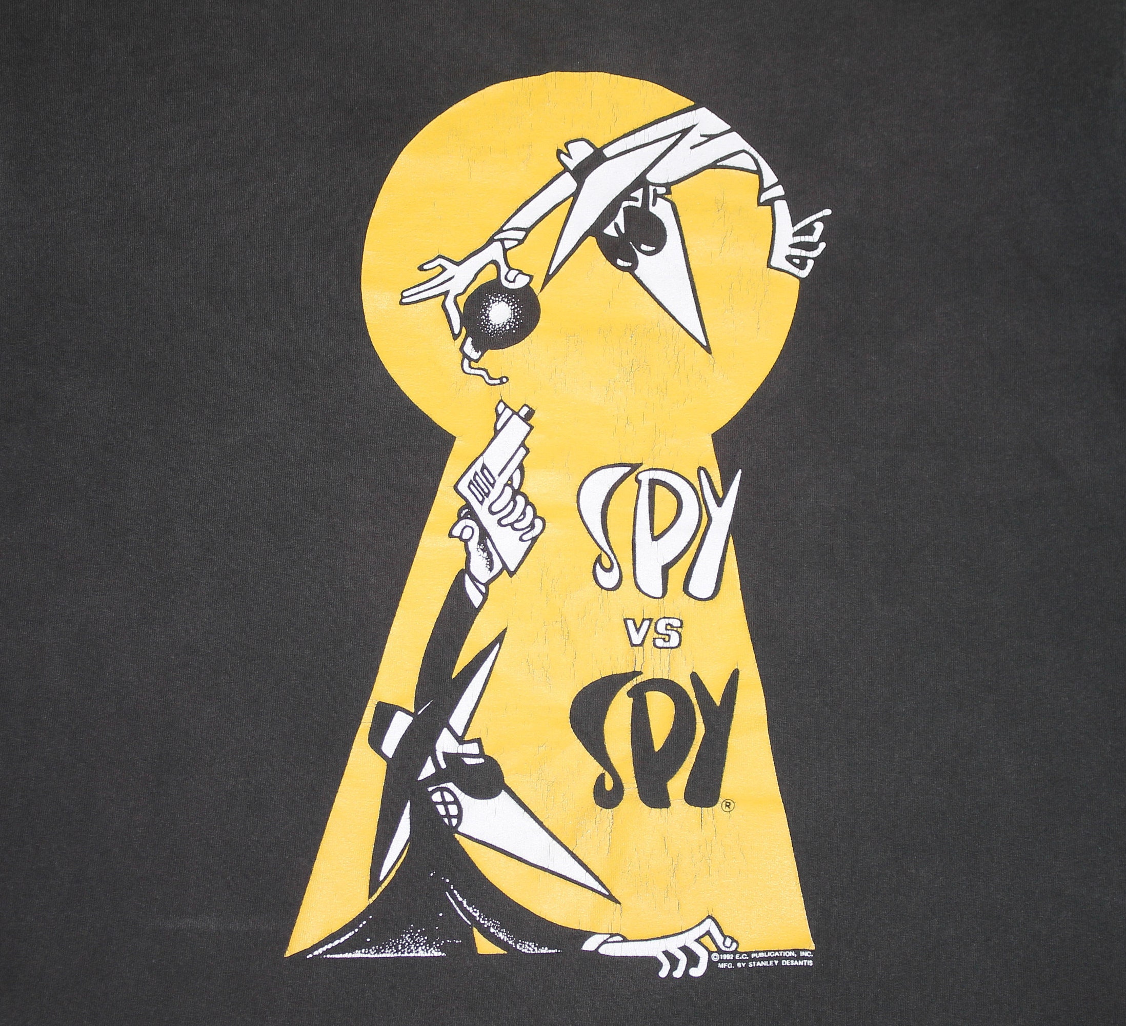 XL * vtg 90s 1992 Mad Magazine Spy vs Spy stanley desantis t shirt