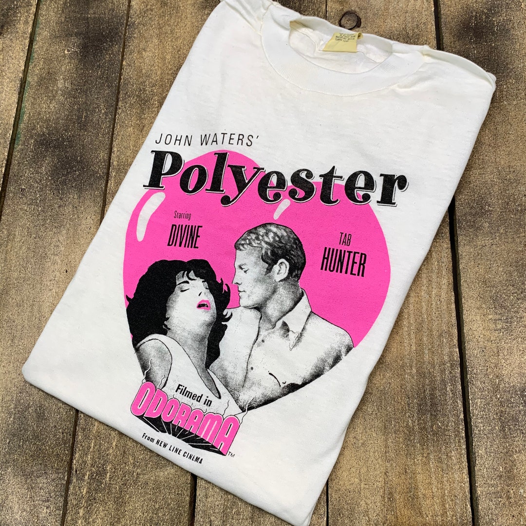 S * NOS vtg 80s 1981 John Waters Polyester movie t shirt