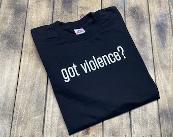XL * vintage Marilyn Manson got violence t shirt * concert tour