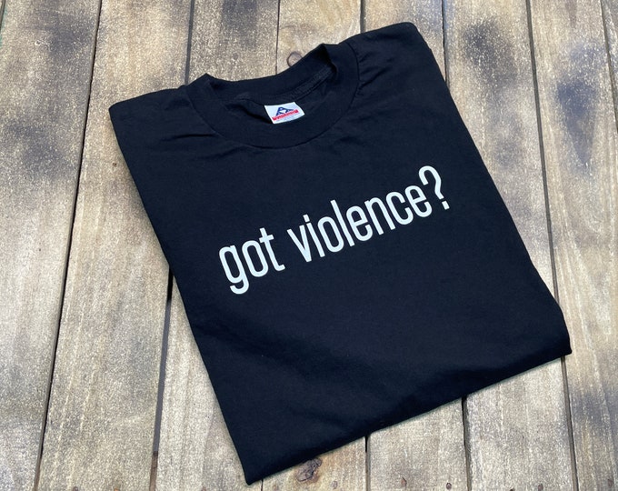 XL * vintage Marilyn Manson got violence t shirt * concert tour