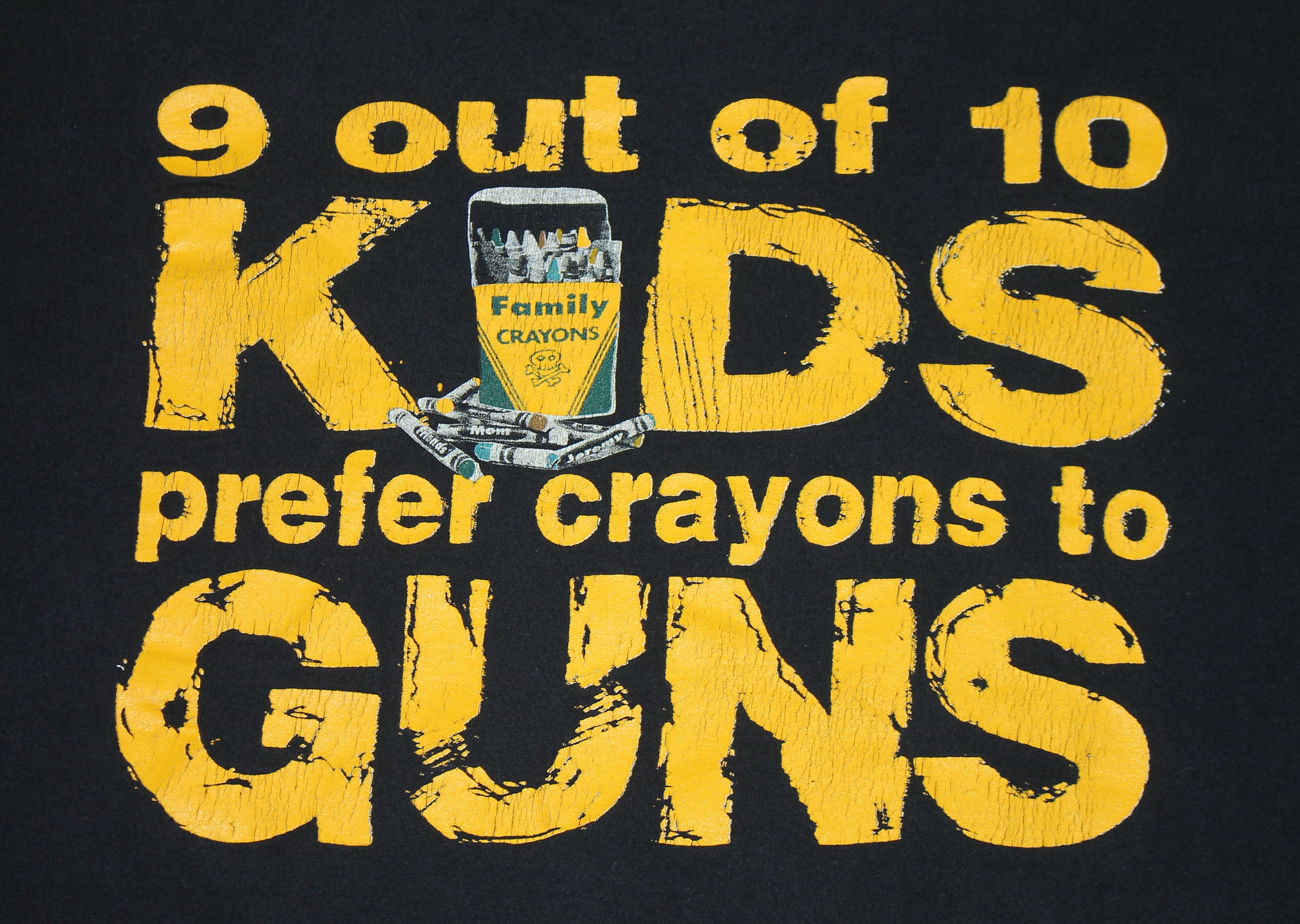 XL * vtg 90s 1992 PEARL JAM Choices crayons to guns t shirt * 43.155
