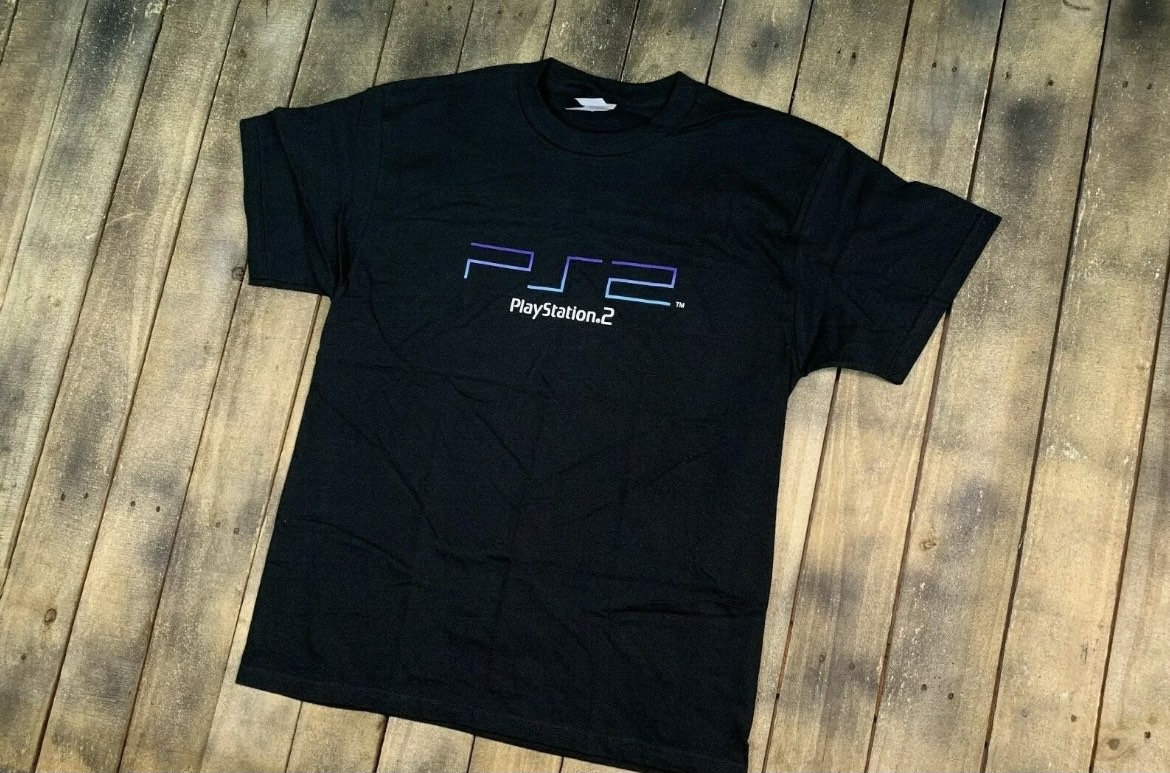 L deadstock vintage PS2 promo t shirt PlayStation 2 - Etsy 日本