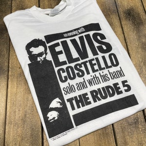 Elvis Costello Shirt - Etsy Elvis Costello Shirt - Etsy