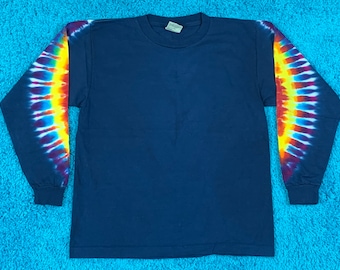 M * nos vtg 90s tie dye t shirt * single stitch * 61.142