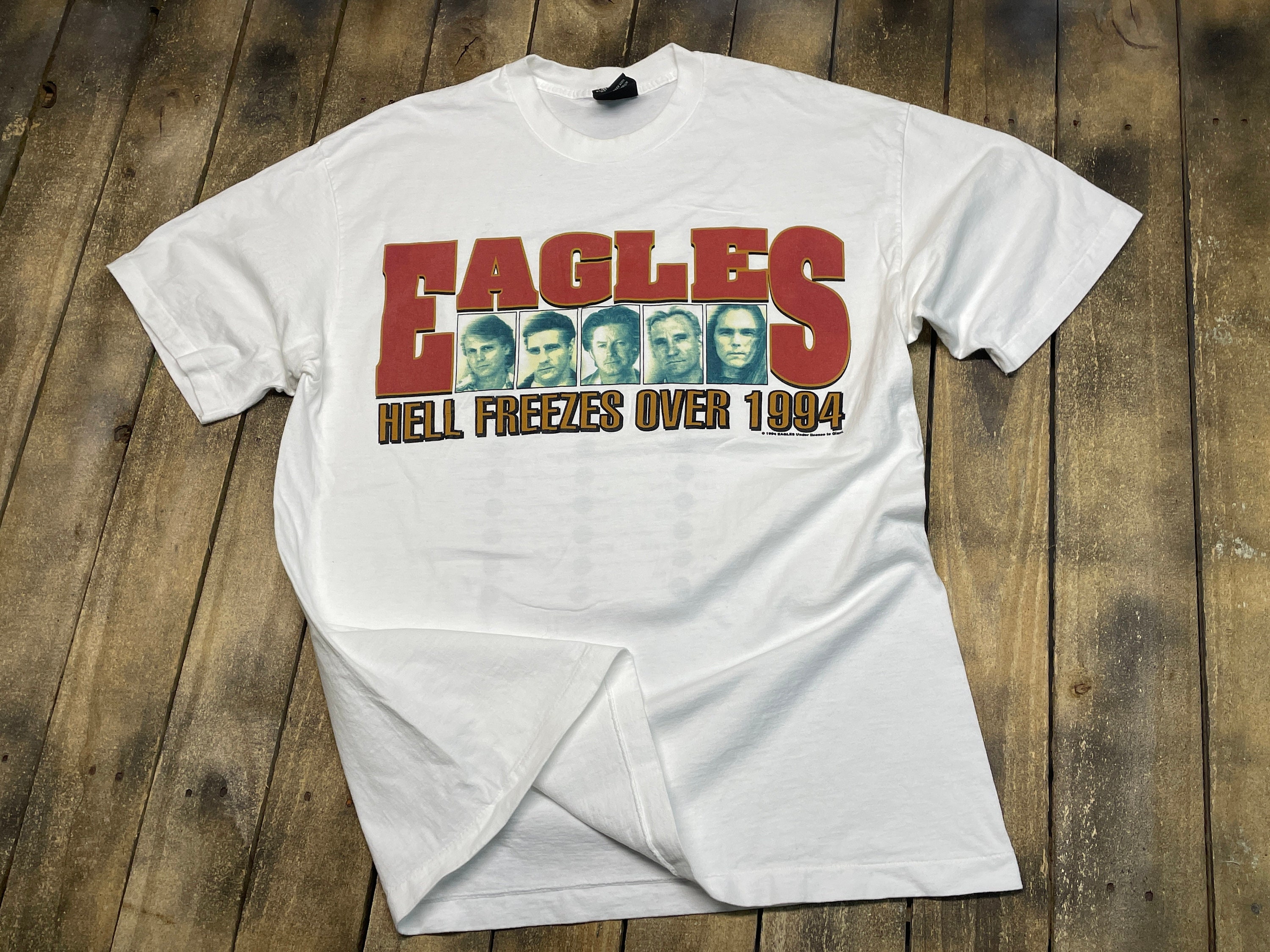 XL the Eagles 1994 vintage tour t shirt * hell freezes over 90s 