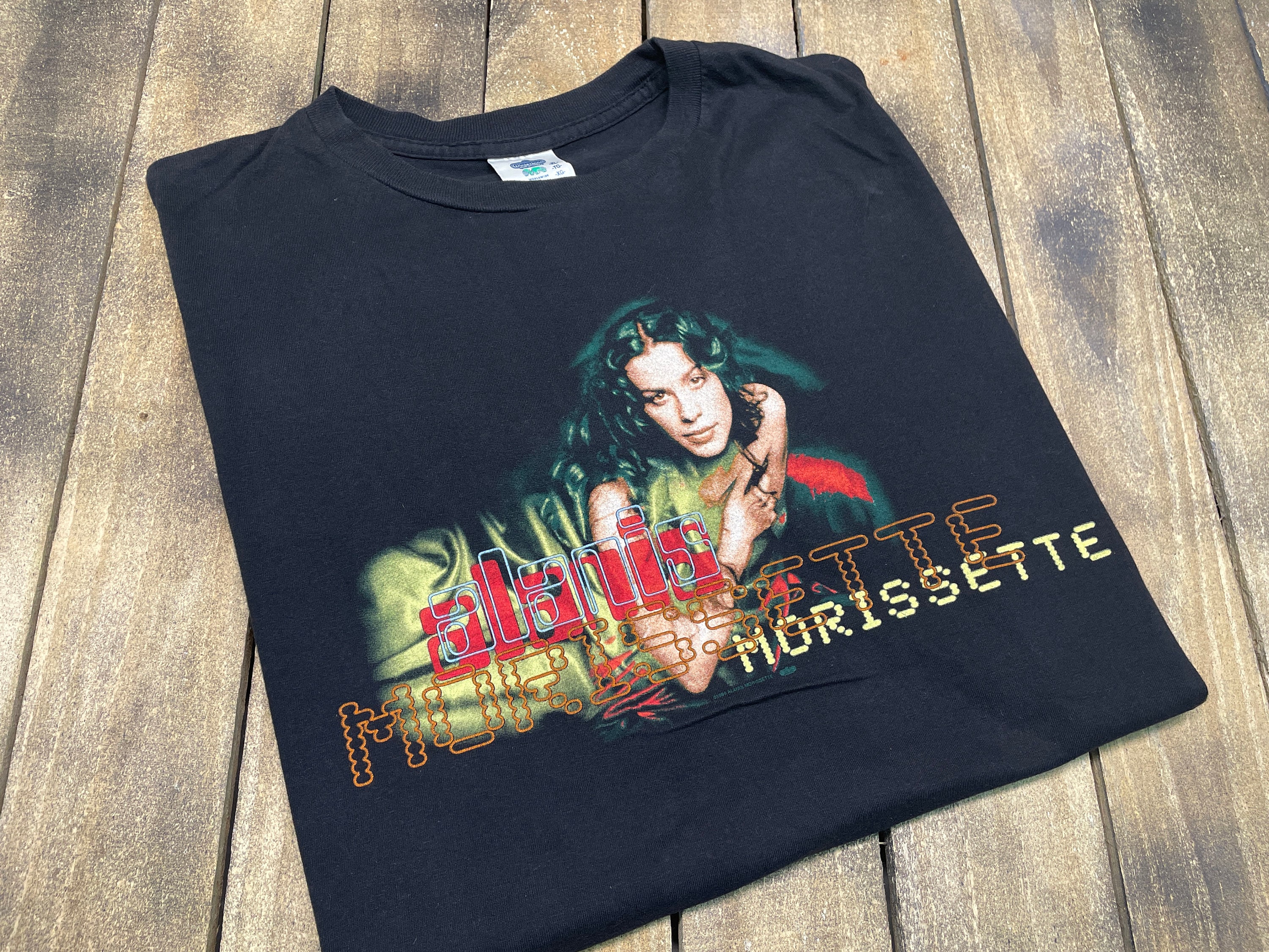 貴重1995年Alanis Morissetteアラニス・モリセットのサイン色紙 8050円