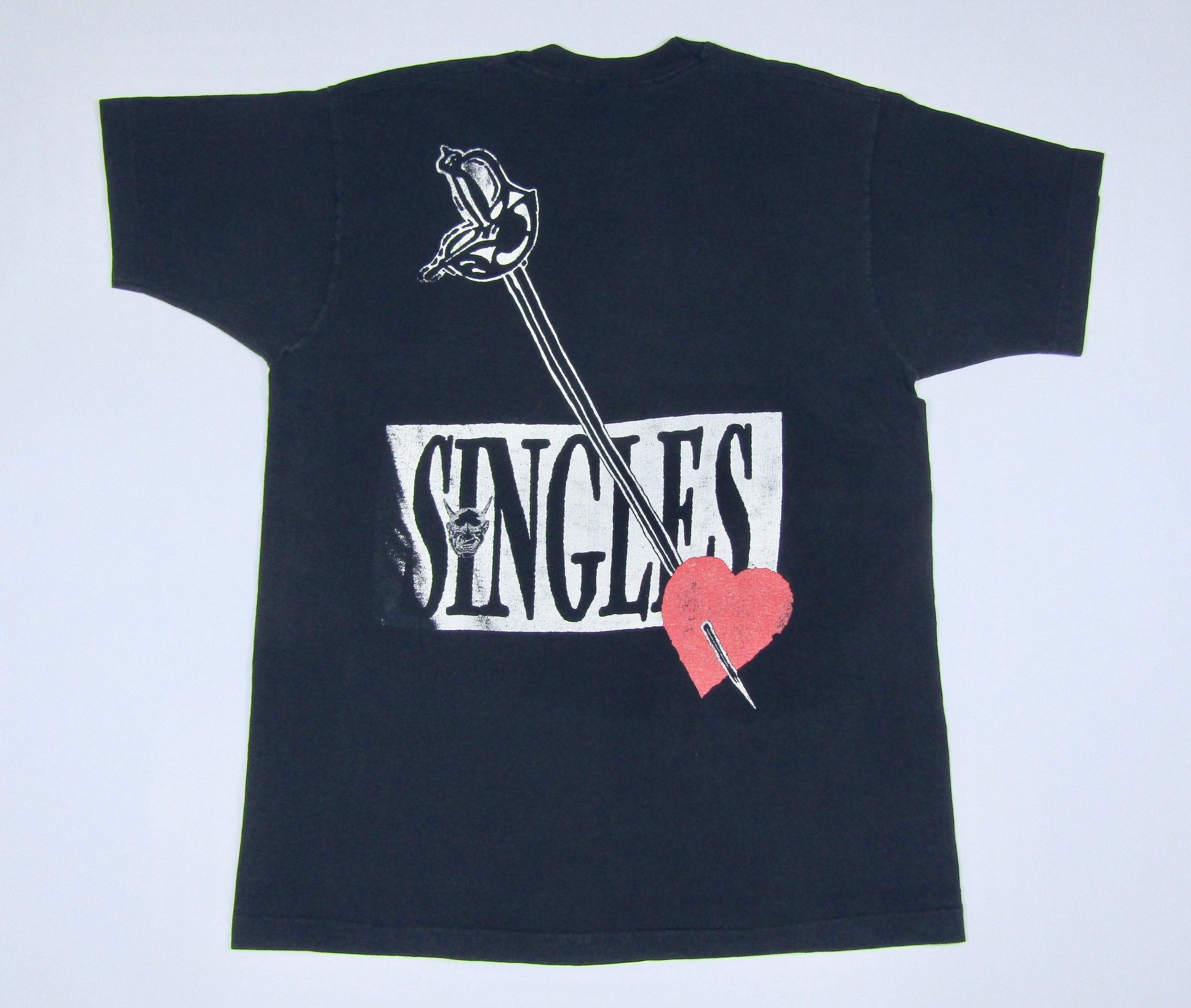 XL * vtg 90s 1991/1992 SINGLES movie cast and crew t shirt 