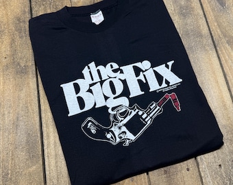 S * vintage 1978 The Big Fix movie t shirt * 70s promo richard dreyfuss